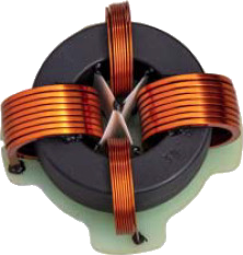 Large toroidal inductor with heavy-gauge copper windings for UPS and energy storage